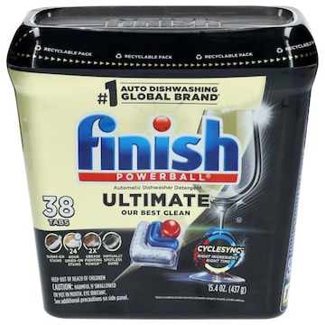 Finish Powerball Tabs Ultimate Automatic Dishwasher Detergent