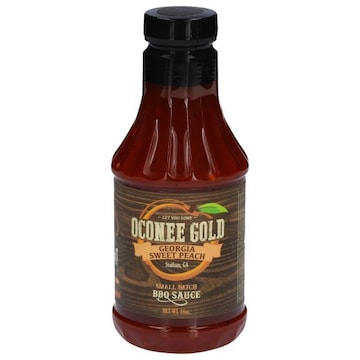 Oconee Gold Small Batch Georgia Sweet Peach BBQ Sauce