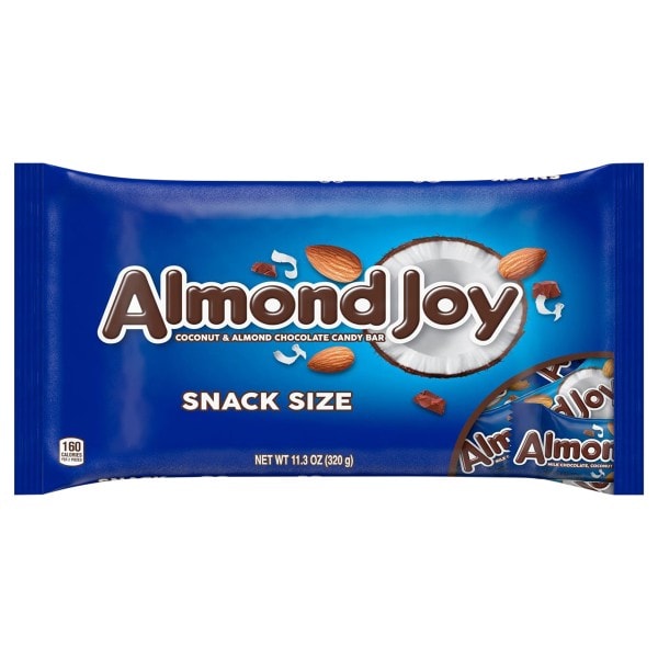Almond Joy Coconut & Almond Chocolate Candy Bar Snack Size