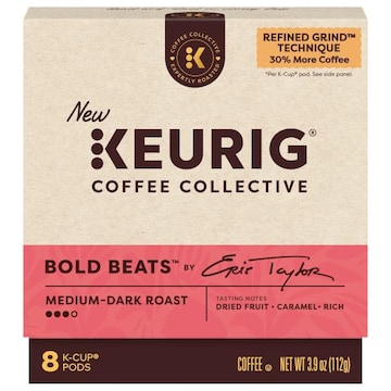 Keurig K-Cup Pods Medium-Dark Roast Bold Beats Coffee