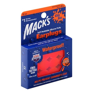 Mack's Soft Moldable Silicone Putty Earplugs Kids Size