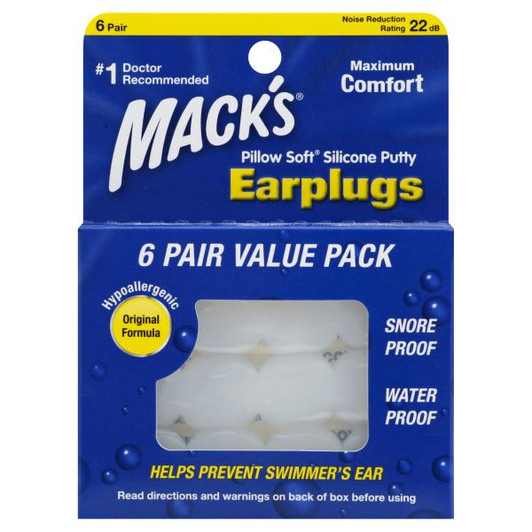 Mack's Earplugs: Tappi per orecchie multiuso in silicone per adulti