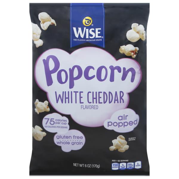 Wise Popcorn Air Popped White Cheddar Flavored Publix Super Markets 