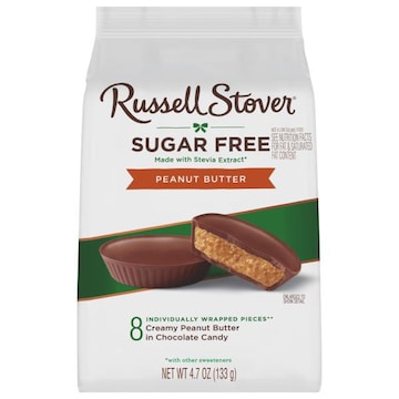 Russell Stover Peanut Butter Sugar Free Chocolate Candy
