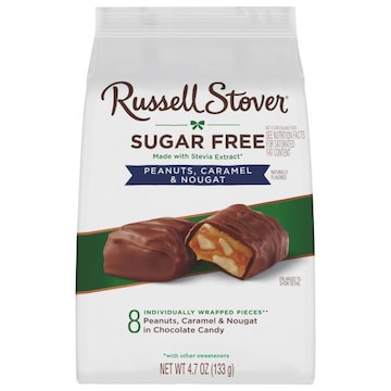 Russell Stover Peanut Caramel & Nougat Chocolate Candy