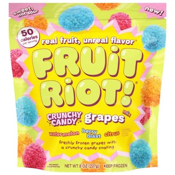 Fruit Riot! Crunchy Candy Watermelon/Berry Blast/Citrus Grapes