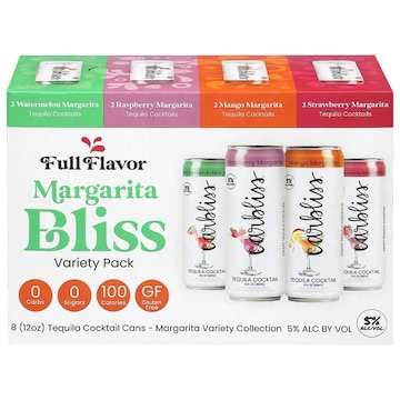 Carbliss Margarita Tequila Cocktail Variety Pack