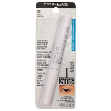 Maybelline Tattoo Studio 104 White Canvas Dip-Ink Waterproof Liquid Eyeliner