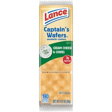 Lance® Captain's Wafers Captain's Wafers Cream Cheese and Chives Sandwich Crackers