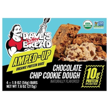 Dave's Killer Bread Amped-Up Organic Chocolate Chip Cookie Dough Protein Bars