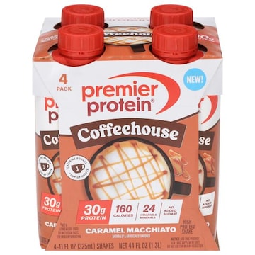 Premier Protein Coffeehouse Caramel Macchiato High Protein Shake