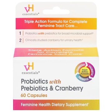 VH Essentials Capsules Probiotics with Prebiotic & Cranberry