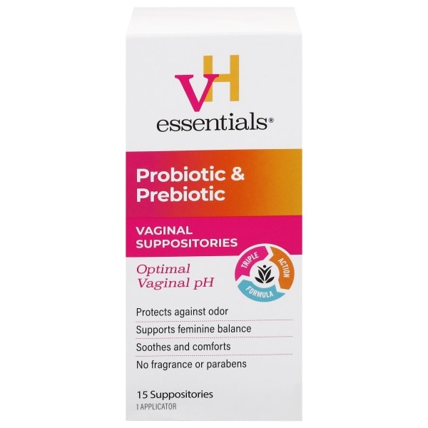 VH Essentials Prebiotic Probiotic Vaginal Suppositories | Publix