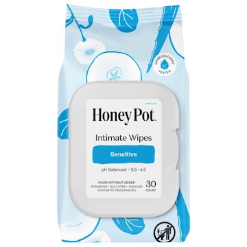 The Honey Pot Company Sensitive Intimate Wipes