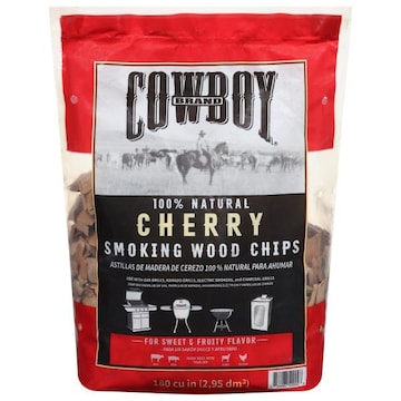 Cowboy Smoking Cherry Wood Chips