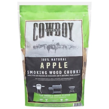 Cowboy Smoking Apple Wood Chunks