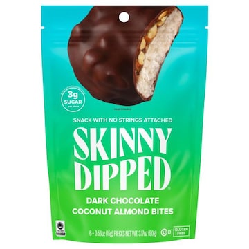 SkinnyDipped Dark Chocolate Chocolate Almond Bites