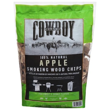 Cowboy Smoking Apple Wood Chips