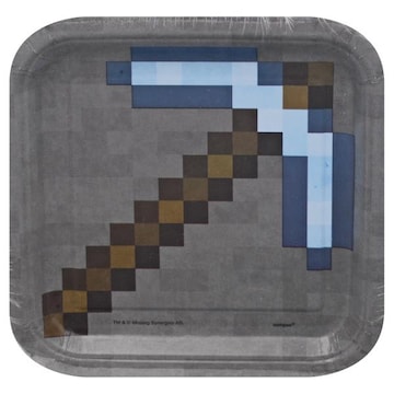 Unique 6-7/8 Inch Minecraft Plates