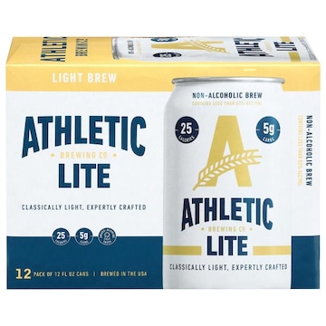 Athletic Brewing Co Non-Alcoholic Beer, Lite