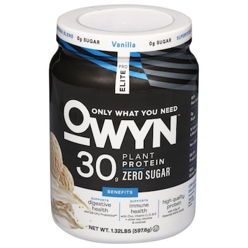 OWYN Zero Sugar Elite Pro Vanilla Plant Protein