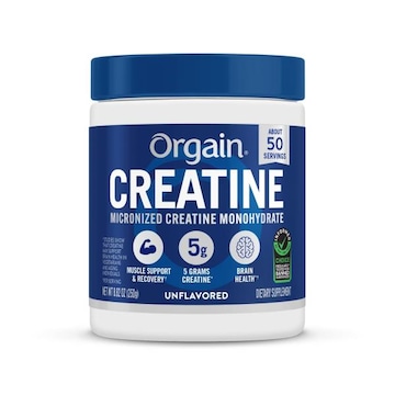 Orgain Creatine Monohydrate Micronized Powder, 50 servings, Unflavored, 8.82 oz