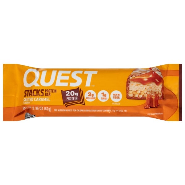 Quest Stacks Salted Caramel Flavored Protein Bar | Publix Super