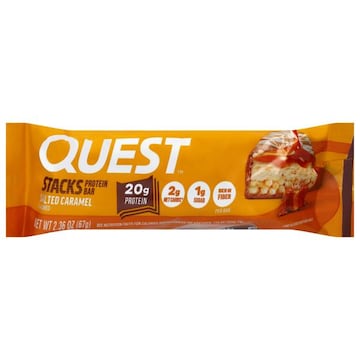 Quest Stacks Salted Caramel Flavored Protein Bar