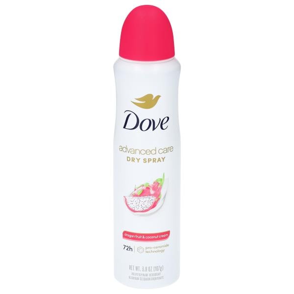 Dove Advanced Care Dragon Fruit & Coconut Cream Dry Spray | Publix Dove Advanced Care Dragon Fruit & Coconut Cream Dry Spray | Publix