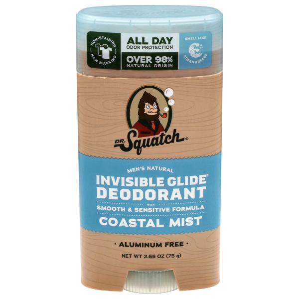 Dr. Squatch Invisible Glide Coastal Mist Deodorant | Publix Super