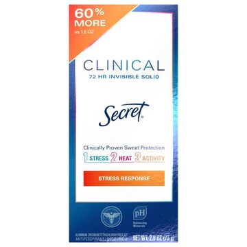 Secret Clinical 72 Hr Invisible Solid Stress Response Antiperspirant/Deodorant