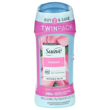 Suave Invisible Solid Powder Antiperspirant Deodorant