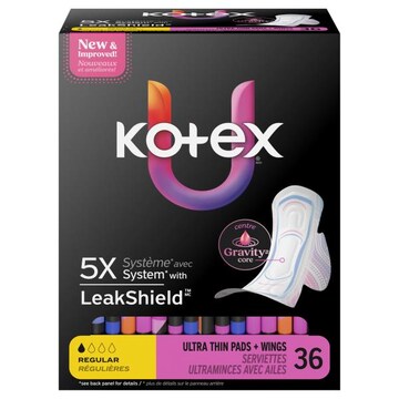 U by Kotex Ultra Thin Regular Pads + Wings
