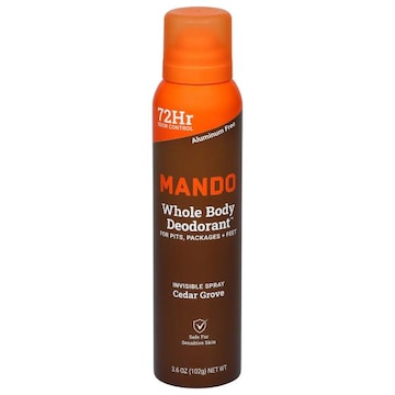 Mando Whole Body Invisible Spray Cedar Glove Deodorant
