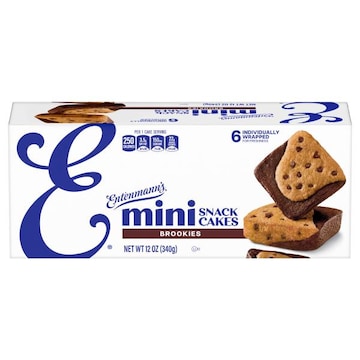 Entenmann's Brookies Mini Snack Cakes