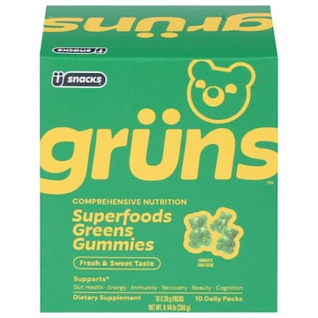 Gruns Superfoods Greens Gummies