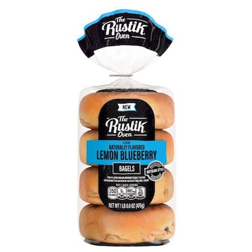 The Rustik Oven Artisan Style Lemon Blueberry Bagels
