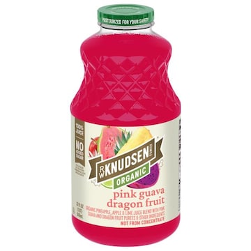 R.W. Knudsen Family Organic Pink Guava Dragon Fruit 100% Juice