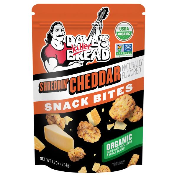 Dave's Killer Bread Organic Shreddin' Cheddar Snack Bites | Publix