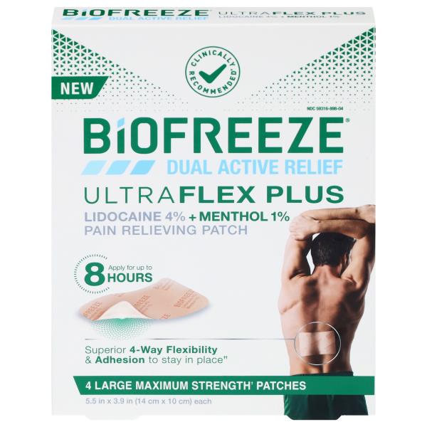 BIOFREEZE Maximum Strength Large Pain Relieving Patch | Publix