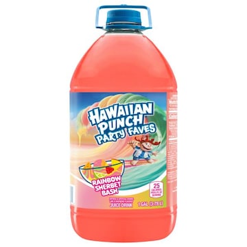 Hawaiian Punch Party Faves Rainbow Sherbet Bash Juice Drink