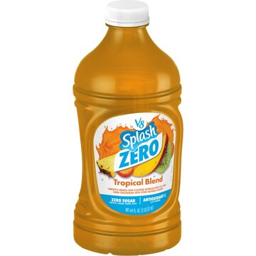 V8 Splash® V8 Splash Zero Sugar Tropical Blend Flavored Beverage, 64 fl oz Bottle