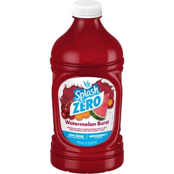 V8® Splash® V8 Splash Zero Sugar Watermelon Burst Flavored Beverage, 64 fl oz Bottle