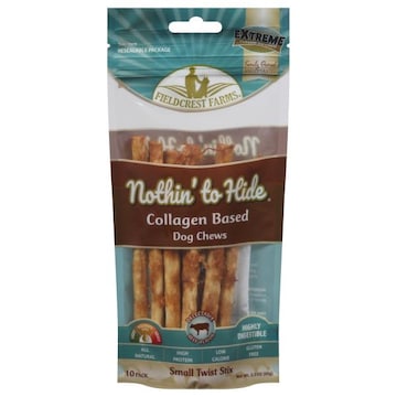 Fieldcrest Farms Nothin' to Hide 10 Pack Small Twist Stix Delectable Beef Flavor Dog Chews