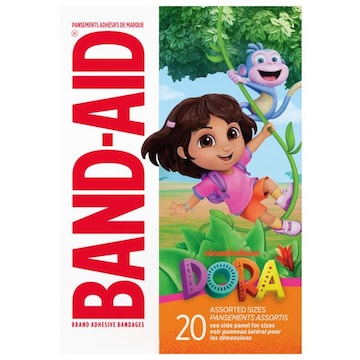 Band-Aid Nickelodeon Dora Assorted Sizes Adhesive Bandages