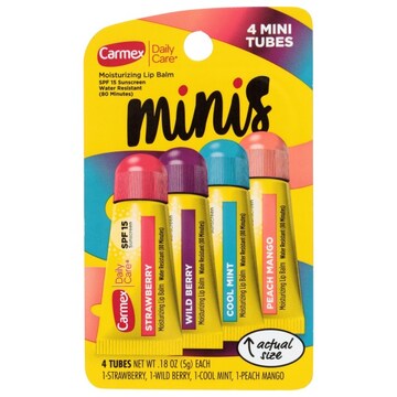 Carmex Moisturizing SPF 15 Assorted Minis Lip Balm