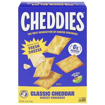 Cheddies Classic Cheddar Cheesy Crackers
