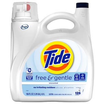 Tide Free & Gentle Unscented Detergent