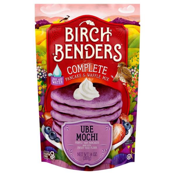 Birch Benders Purple Complete Ube Mochi Pancake & Waffle Mix