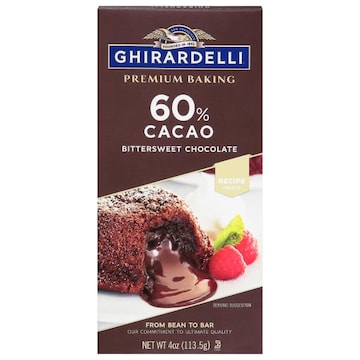 Ghirardelli Baking Bar, Premium, Bittersweet Chocolate, 60% Cacao